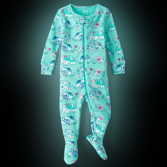 The Children's Place Pajamas Pj Place The Childrens Place Baby Girl 218m Pajamas Footed